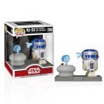 Funko Pop Deluxe Star Wars R2-d2 And Princess Leia Hologram #766 - Imagen 2