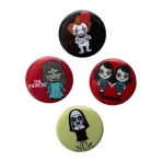 Set de Pines X4 Horror Chibi - Image 2
