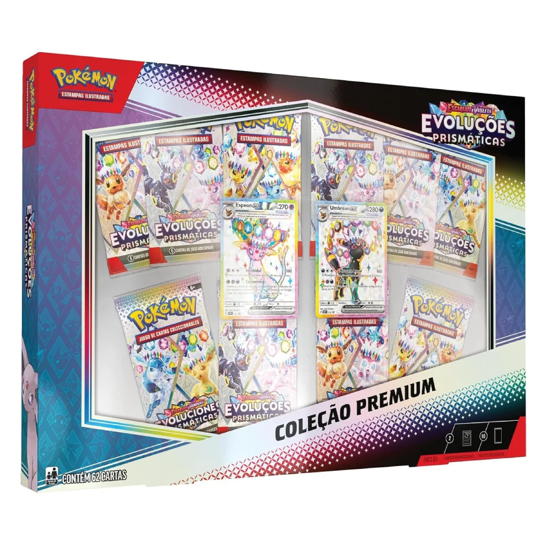 box-pokemon-escarlate-e-violeta-evolucoes-prismaticas-colecao-premium-copag Box Pokemon TCG Escarlate e Violeta Evoluções Prismáticas Coleção Premium - Image 1