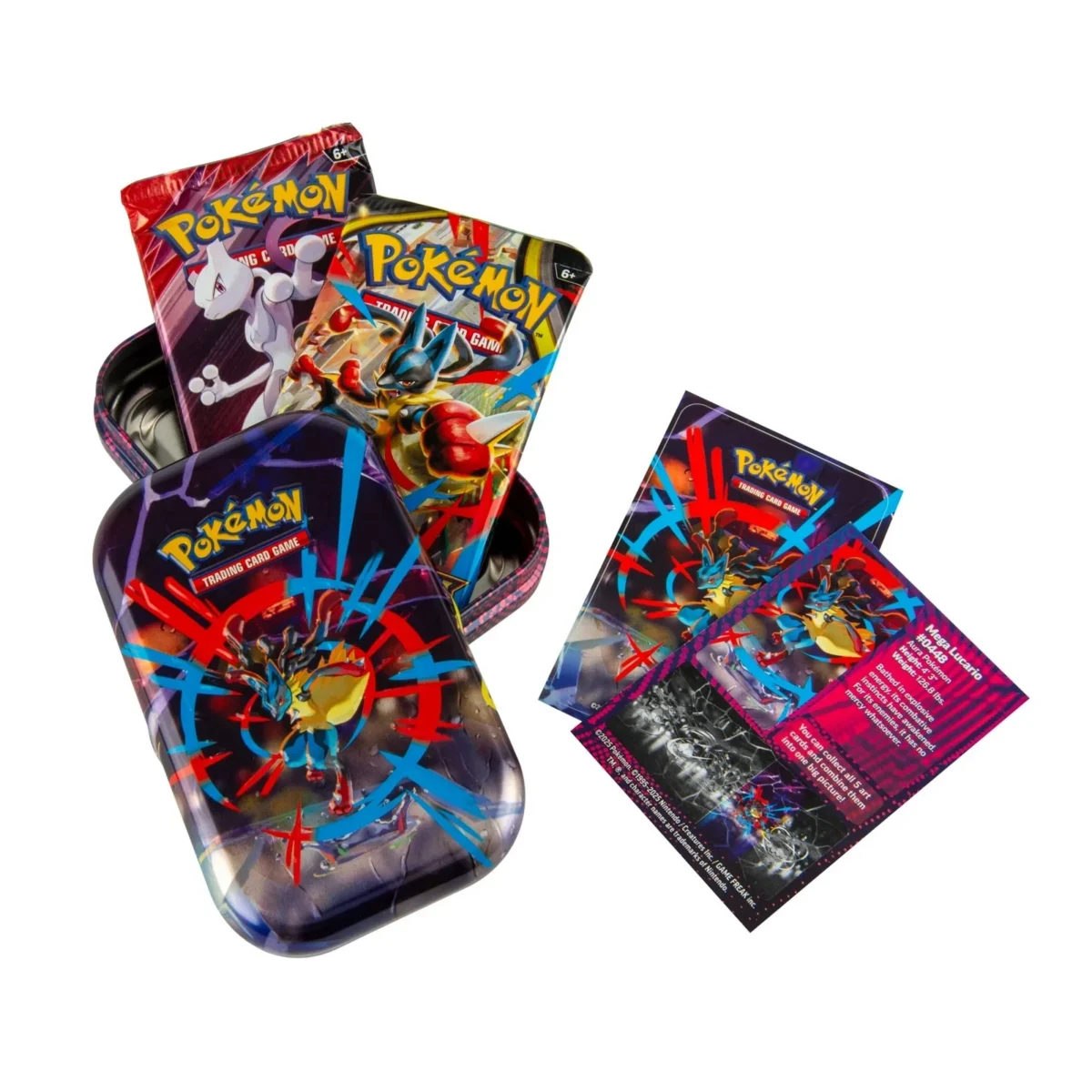 Pokemon TCG Mega Heroes Mini Tin (Spanish) - Image 2