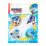 Set De Pines X4 Sonic The Hedgehog