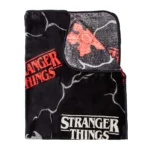 Manta de Viaje Netflix Stranger Things Black 101x127cm