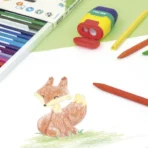 Estuche Plastipastel 12 Colores Crayones Largos - Imagen 2