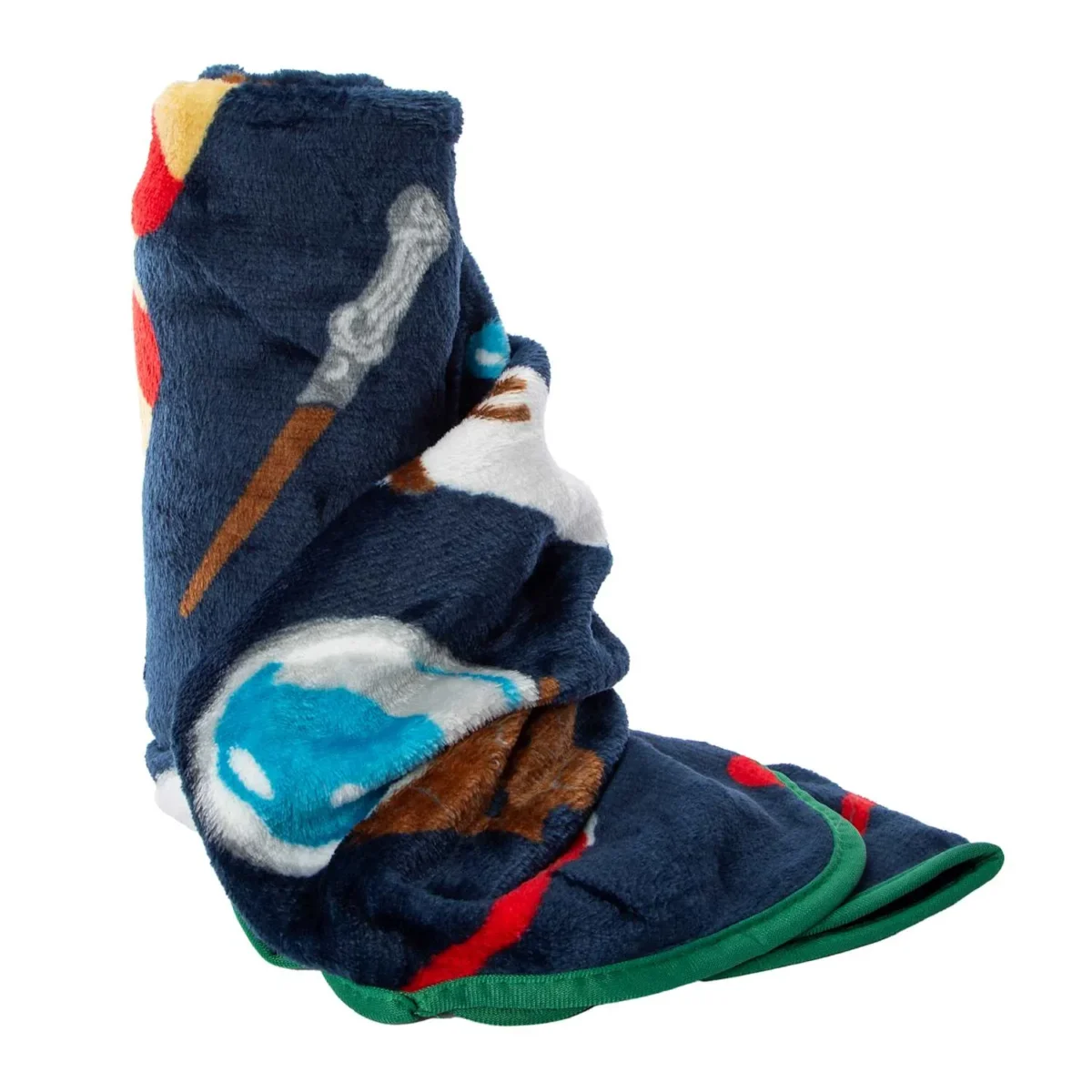 Harry Potter™ Travel Throw Blanket (blue) 102x127cm - Image 4