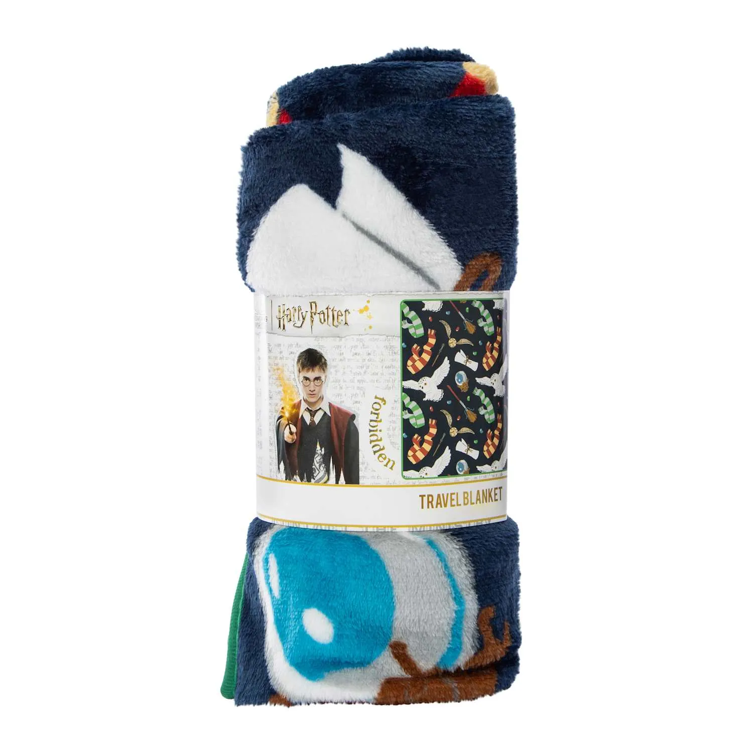 9153331_03 Harry Potter™ Travel Throw Blanket (blue) 102x127cm - Image 1