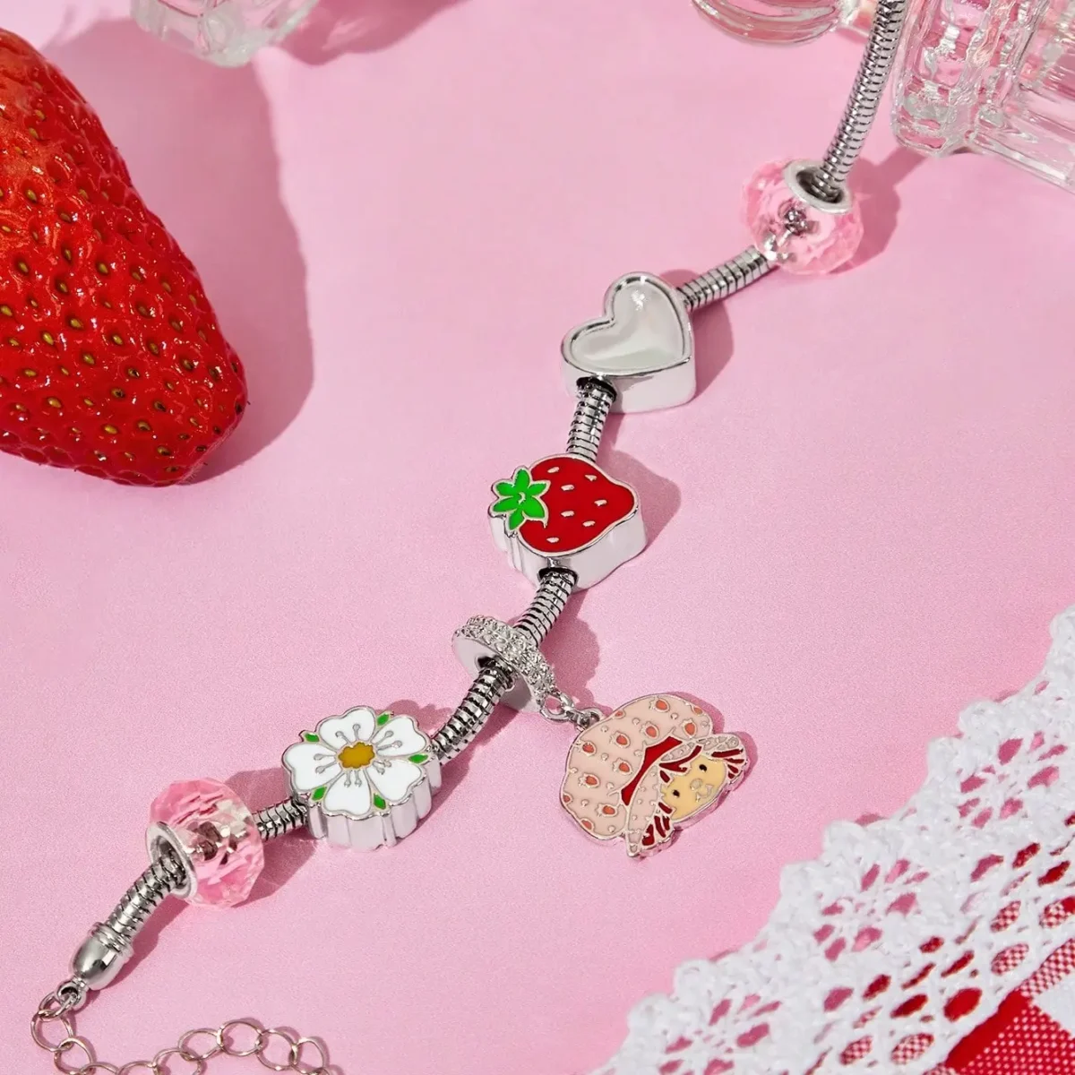 Pulsera Con Charms Lic. Strawberry Shortcake - Image 3