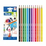 Milan Caja 12 Lapices De Colores Triangulares 231