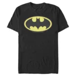 Remera Batman Logo Classic Negro