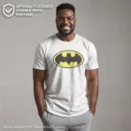 Remera DC Batman Logo Classic Blanco - Image 2