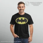 Remera Batman Logo Classic Negro - Image 2