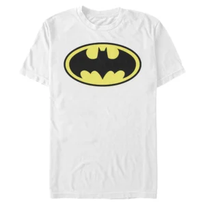 Remera DC Batman Logo Classic Blanco