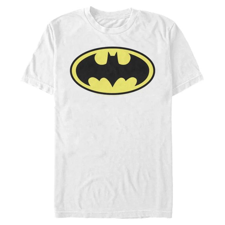 Remera DC Batman Logo Classic Blanco