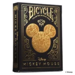 Naipes Poker Bicycle Mickey Black & Gold