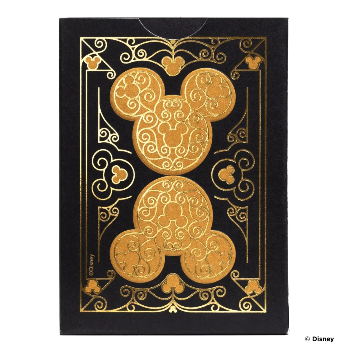 Naipes Poker Bicycle Mickey Black & Gold - Image 2
