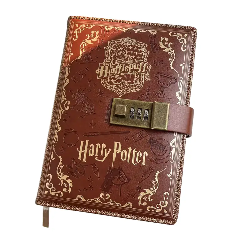1-5dec7b1945-harry-potter-password-notebook- Anotador Harry Potter con Candado Combinación - Imagen 1