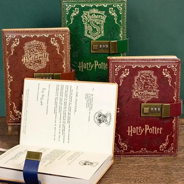 Anotador Harry Potter con Candado Combinación - Imagen 4