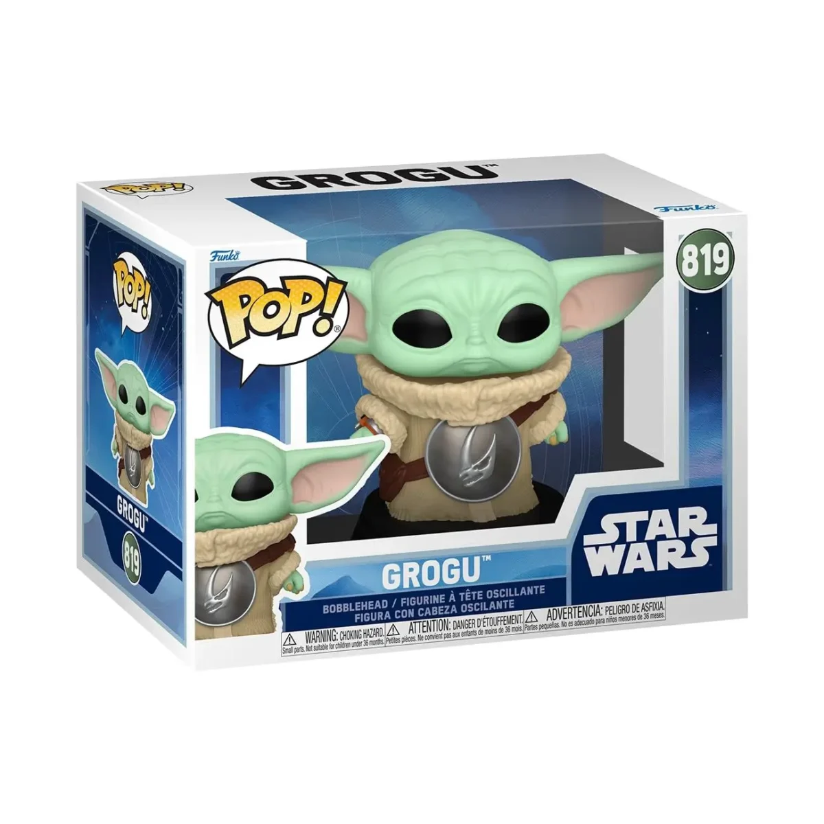 Funko Pop Star Wars The Mandalorian & Grogu - Grogu 819 - Image 2