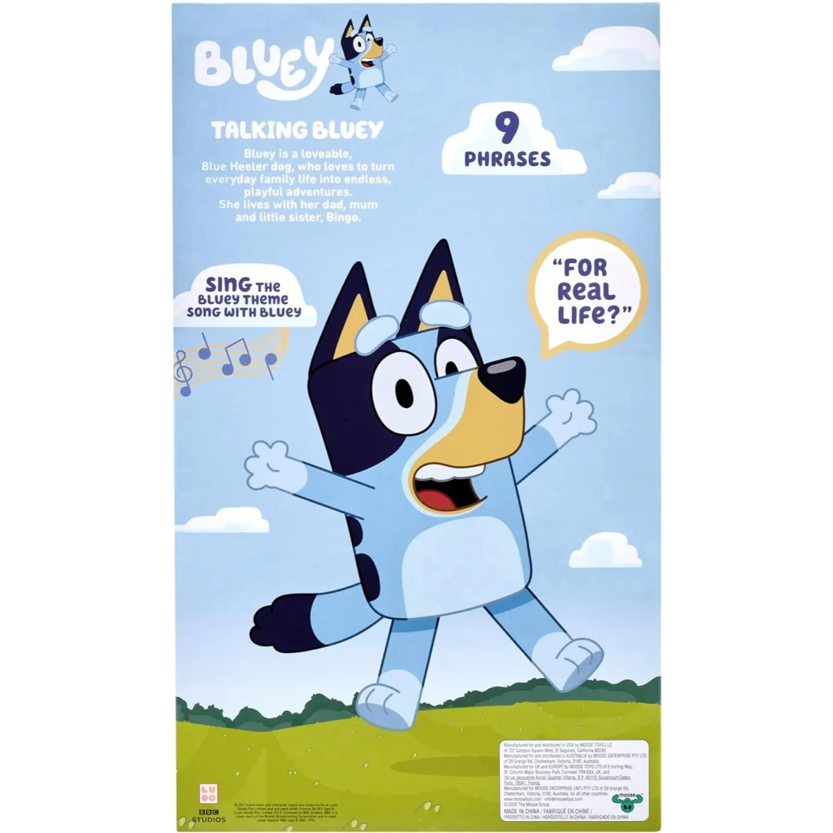 Moose Bluey Peluche Con Sonidos 33cm - Image 2