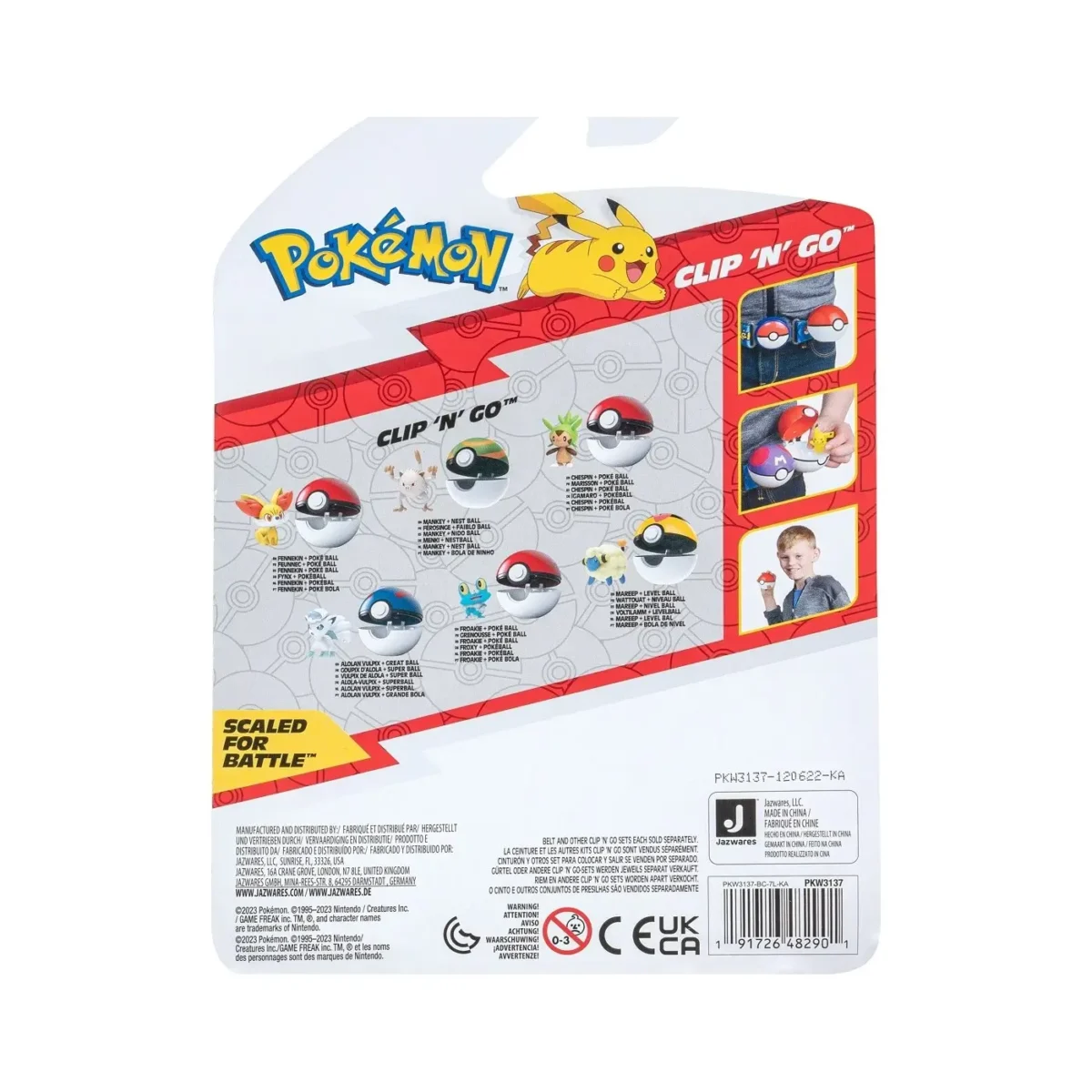 Jazwares Pokemon Clip n Go Mareep+ Pokeball - Image 2