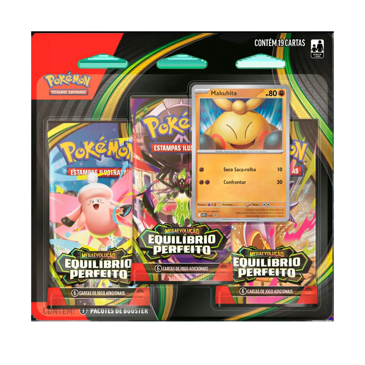Pokemon TCG Mega Evolution 03 Blister Triple - Image 1