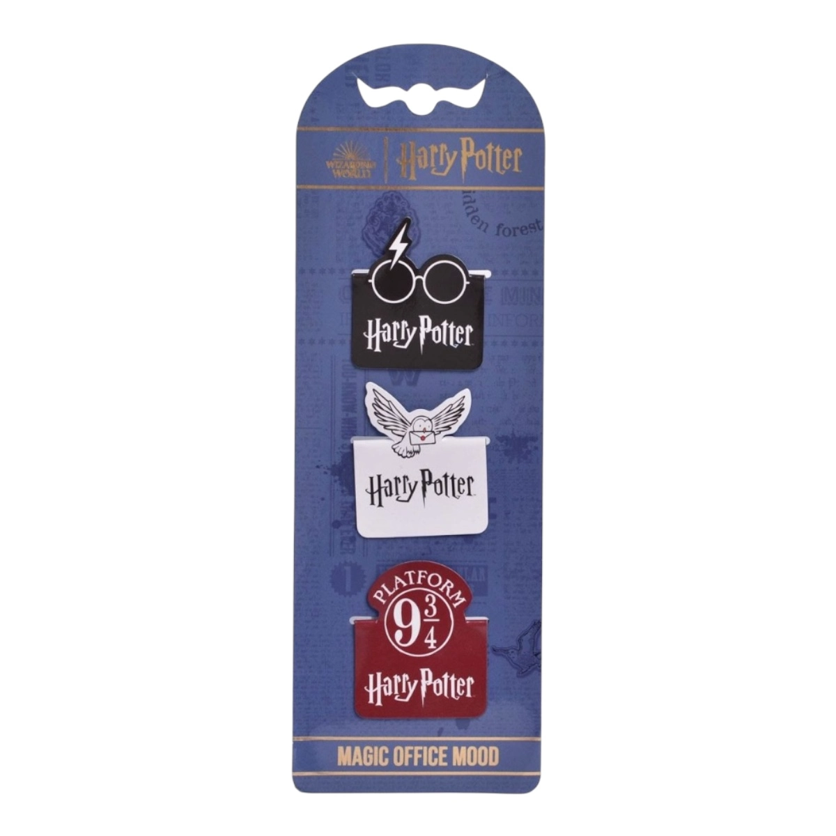 8e157d63-7774-42c9-8cd9-f25005fd963a Harry Potter Magnetic Bookmarks X3 - Mooving - Image 1