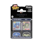 Funko Bitty Pop 2pack Marvel Captain America & Hulk