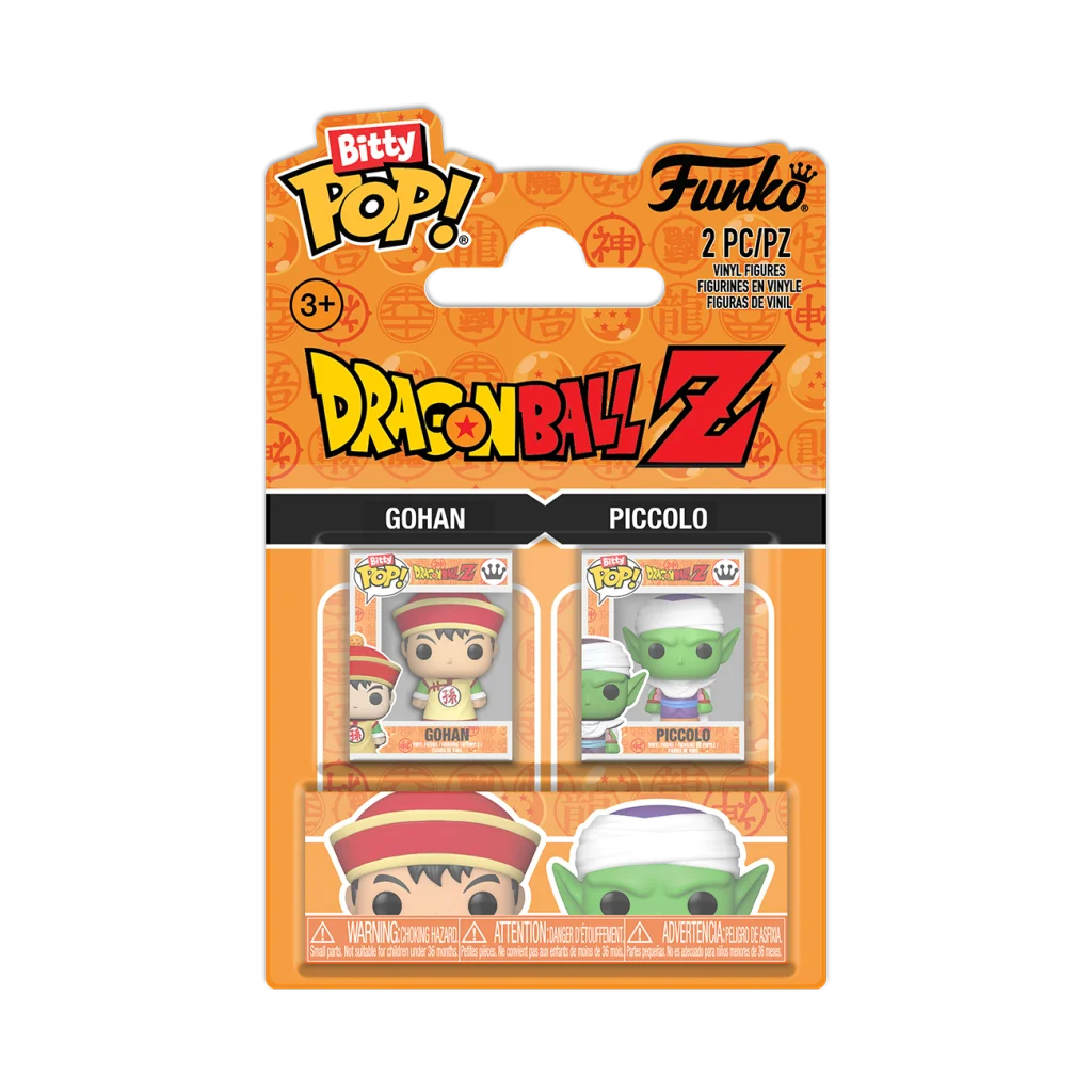 FIGFUN88926_1 Funko Bitty Pop 2pack Dragon Ball Z Gohan & Piccolo - Image 1