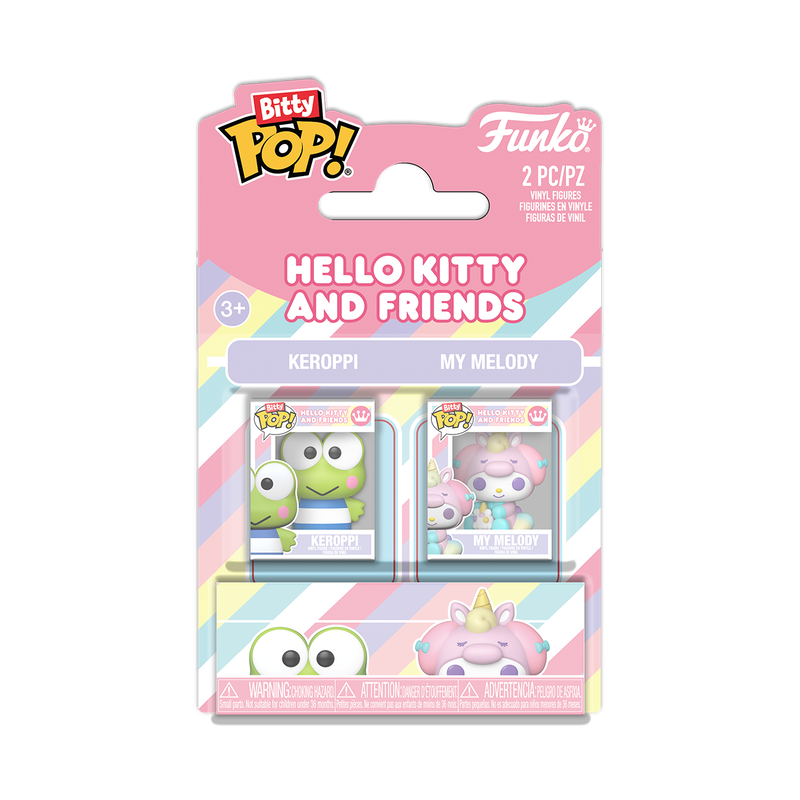funko-pop-bitty-pack-keroppi-y-my-melody Funko Bitty Pop 2pack Hello Kitty Keroppi & My Melody - Image 1
