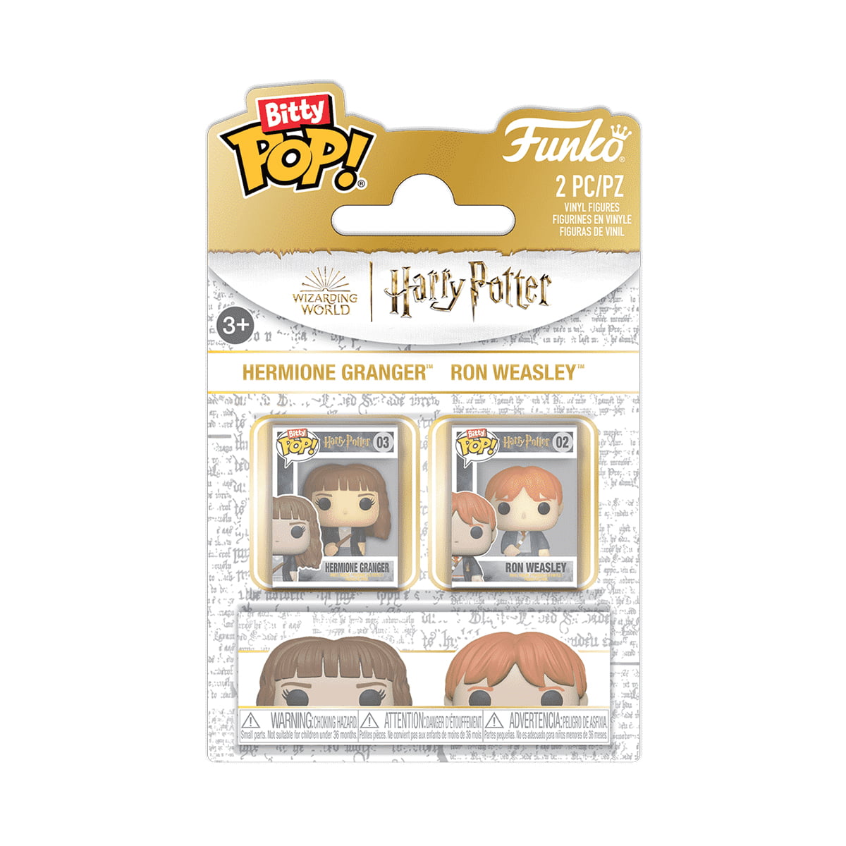 pop-bitty-pop-bitty-harry-potter-hermione-granger-e-ron-weasley-p-1765463783434 Funko Bitty Pop 2pack Harry Potter Hermione & Ron - Image 1