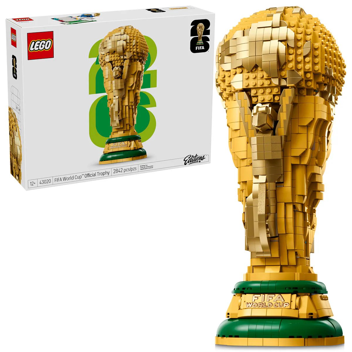 673419425377_5 Lego Editions Fifa World Cup Official Trophy 2842 Pcs - Image 1