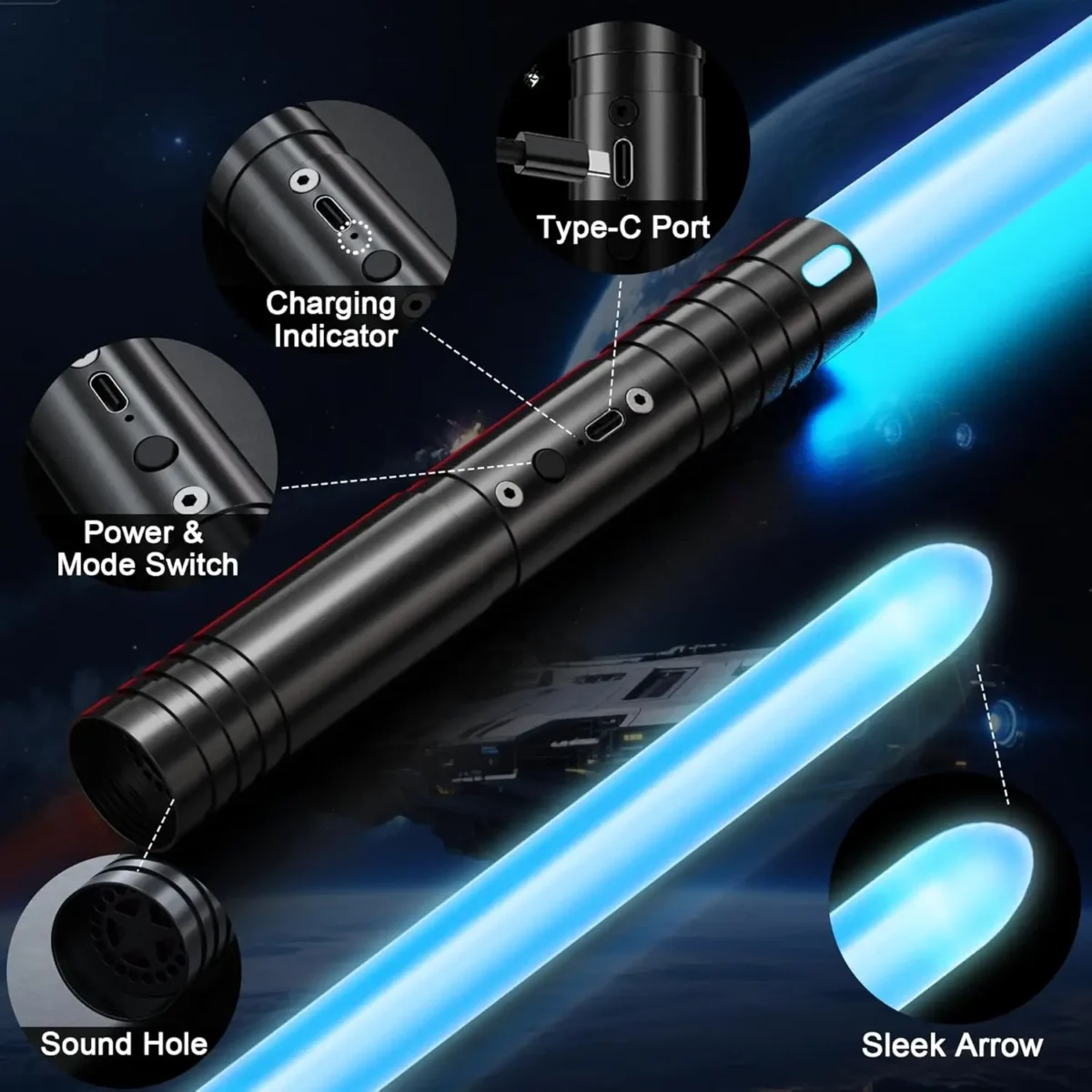 Sables Laser Dobles Recargables - Image 5
