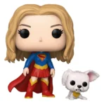Funko Pop Heroes Dc Movie Supergirl w/ puppy Krypto *EX* 633