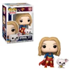 Funko Pop Heroes Dc Movie Supergirl w/ puppy Krypto *EX* 633 - Image 2