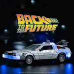 DeLorean Time Machine w/Lights Frost Version, Back to the Future Part I - Jada Toys