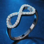 Anillo Silver 925 Infinito Piedras