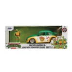 Jada Car 1/24 HWR Tmnt 1959 Vw Drag Beetle w/ Michelangelo - Imagen 2