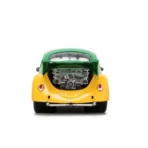 Jada Car 1/24 HWR Tmnt 1959 Vw Drag Beetle w/ Michelangelo - Imagen 3