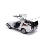 DeLorean Time Machine w/Lights Frost Version, Back to the Future Part I - Jada Toys - Imagen 4