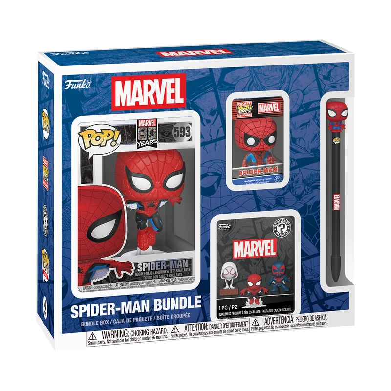 Spider-Man 4-Pack Bundle, , hi-res Funko Pop Marvel Spider-Man *Impulse Bundle* 4pack - Imagen 1