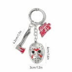 Llavero De Metal Lic. Friday The 13th - Imagen 5