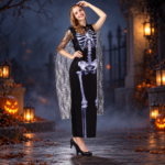 Disfraz Halloween Princesa Esqueleto
